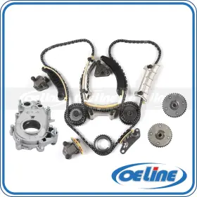 Oetck02680 Oeline Autoparts Timing Chain Kit For 07-17 Buick Chevrolet Cadillac 3.6l Oil Pump Intake Vvt
