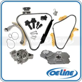 Oetck02884 Oeline Autoparts Fit 00-08 Chevrolet Pontiac Saturn 2.2l Timing Chain Kit Oil Water Pump Bolt Set