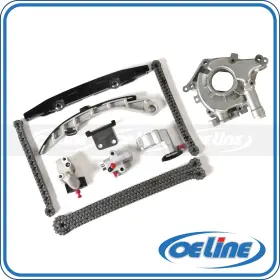 Oetck03229 Oeline Autoparts Timing Chain Oil Pump Kit For 09-10 Nissan Murano 3.5l V6 Gas Dohc Vq35de