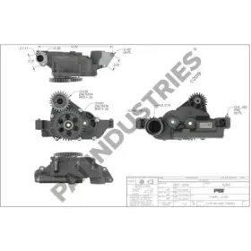 141348 Pai Engine Oil Pump Black Gasket Not Included For Isx / Cummins