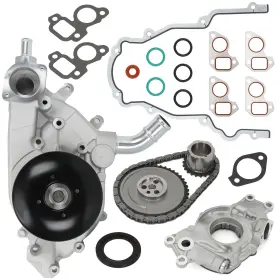 M295 Pat 663260232699 High Volume Oil Pump Timing Chain Kit For Gm 4.8l 5.3l 6.0l Ls1 Ls2 Ls3 Ls6