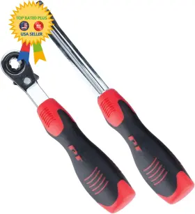 W80101 Performance Tool Offset Ratcheting Wrench Set For Automatic Slack Red