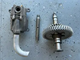 90110700206 Porsche 911 3 Rib Oil Pump Intermediate Shaft And Inch Gear Timing Sprocket