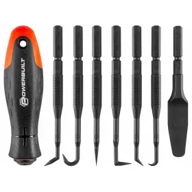 643063ece Powerbuilt O-ring Hook And Pick Set 7 Interchangeable Picks Black
