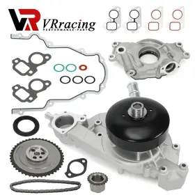 Pqy 663260149423 Fit 97-06 Chevrolet Gmc Cadillac 4.8 5.3 6.0l Timing Chain Kit Water Oil Pump
