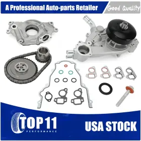 M295 Pqy 663260160473 Oil Pump Timing Chain Kit For 1999-2004 Chevy Silverado 1500 4.8 5.3 6.0l