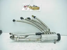 Opas42-r2 Prc 6 Stage Dry Sump Oil Pump And 8mm Htd Pulley Stainless Steel Hoses #opas42r2