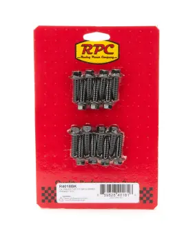 R4018bk Racing Power Company Co-packaged - Ls Oil Pan Bolt Kit 15pc Black
