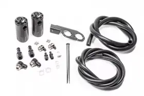 20-0729-fl Radium Dual Catch Can Kit For Nissan V35 Vq35de Vq35hr Fluid Lock