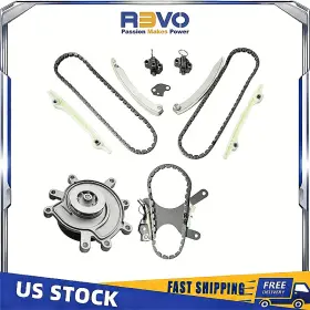 Retk24098vo Revo Timing Chain Kit Water Pump For 1999-06 Jeep Dodge Dakota Durango Mitsubishi 4.7