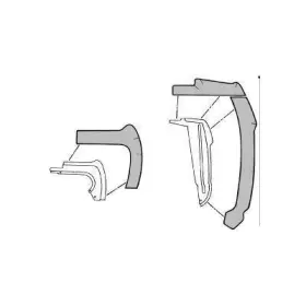C5zz-16a572-a Scott Drake Fender Splash Shield Kit Front