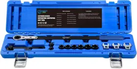 162215 Smotivepro 13-piece Extended-reach Ratcheting Serpentine Belt Tool Kit With Reversible
