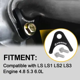 Zj001 Somusen Oil Pump Pickup Tube Brace/girdle Compatible With Ls Ls1 Ls2 Ls3 Engine 4.8 5 #2