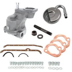 9108397 Speedway Motors Sbc Oil Pump Kit - High Volume With Rh Dipstick Pan Gasket