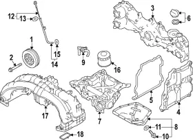 13108aa300 Subaru Genuine Engine Timing Cover