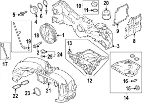 13108aa350 Subaru Genuine Outer Timing Cover