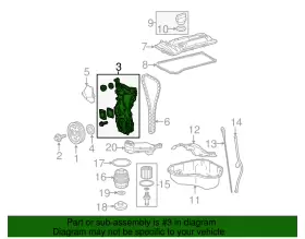 11310-0v010 Toyota Genuine Timing Cover #2