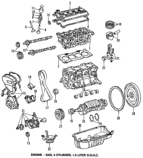 15104-11090 Toyota Genuine Oil Pick-up