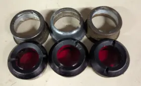 148830 Triumph Brake Hazard Warning Lamp Lens Lot Of 3