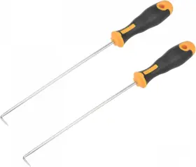 A22033100ux0178 Uxcell 90 Degree Pick Hook 9.84 Inch Puller Remover Removal Tool Orange Black