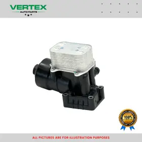 V-apco0100 Vertex Auto Parts Oil Cooler Cap Housing Filter Gasket For Vw Caddy Passat 1.6 2.0 Cffa Caye