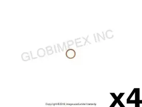41-70456-00 Victor Reinz Porsche 1983-1989 Chain Tensioner Oil Pipe Washer 4 Pcs