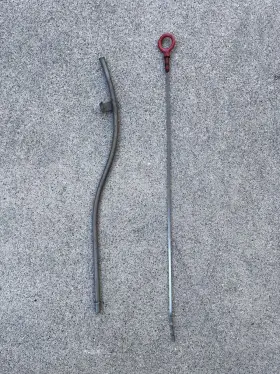 021115629 Volkswagen Vw Golf Jetta Gti Passat 2.8 2.9 Vr6 Aaa Abv Engine Oil Level Dipstick Rod - Red #2