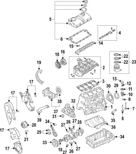 03g-115-105-h Volkswagen Genuine Oil Pump