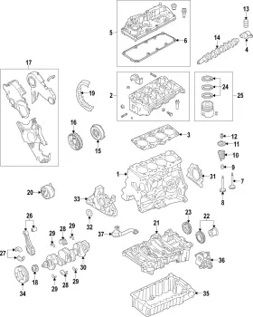 03l-115-105-f Volkswagen Genuine Oil Pump