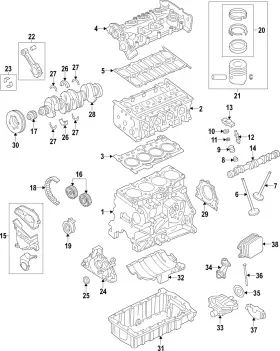 04e-115-251-p Volkswagen Genuine Oil Pick-up