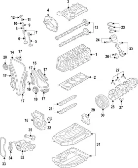 06k-115-225-d Volkswagen Genuine Engine Timing Chain
