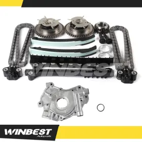 Wbtck0140op38 Winbest Autoparts Timing Chain Kit Oil Pump Set For 04-08 Ford F150 F250 Expedition Lincoln 5.4l