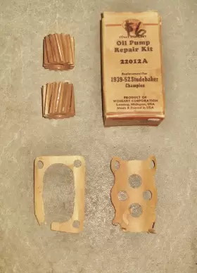 22012a Wohlert Corporation 1939-1952 Studebaker Champion Oil Pump Repair Kit - Unused Old Stock