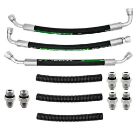 Yabeho 726323751688 Hpop Hoses And Crossover Line Kit 99-03 Ford Excursion F250-f550 7.3l Powerstroke