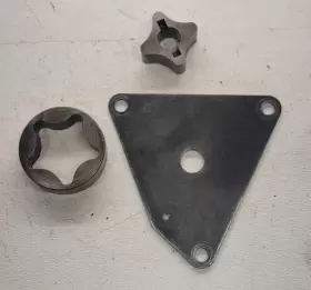 118200-32080 Yanmar 129900-32000 2v78 Vertical Shaft Oil Pump Rotors And Cover 118200-32100 #2