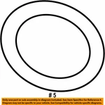 Lot Of 9 Ford Oem Engine-oil Tube F5RZ6626B Gaskets. Fixed Price $14.99.