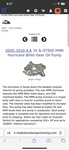 05-10 4.6 3V & GT500 Mmr Hurricane Billet Gear Oil Pump. Fixed Price $439.99.