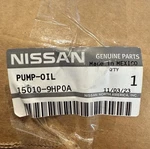 Genuine Nissan Oil Pump 15010-9HP0A 2016-2024 Altima Maxima Quest Murano 3.5L. Fixed Price $79.99.