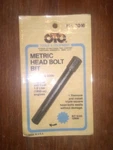 Vintage Nos Otc 7016 Metric Head Bolt Bit Pinto 12 Mm. Fixed Price $33.50.