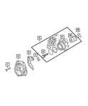 New Genuine Mopar Plate 2014-2017 Oe 68109492AA. Fixed Price $79.85.