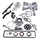 Timing Chain Cover Kit + Water Oil Pump For Toyota Pickup 4RUNNER Celica 2.4L Us. Fixed Price $121.71.