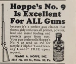 1954 Print Hoppe's No. Gun Cleaner Oil Frank A. Philadelphia,pa. Fixed Price $9.68.