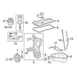 For Lexus RX450HL 2018-2022 1514736010 Engine Oil Pump Pickup Tube Gasket. Fixed Price $22.96.