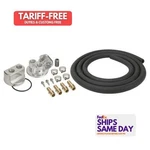 Derale 15725, Polished Aluminum Oil Filter Relocation (22X1.5MM) Perfor. Fixed Price $85.44.