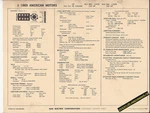 1969 American Motors Amc V8 343 Ci /235-280 Hp Car Sun Electronic Spec Sheet. Fixed Price $5.59.