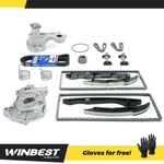 Timing Chain Kit Oil Water Pump W/ Serpentine Belt Fit 11-12 Ford Mustang 5.0L. Fixed Price $203.50.