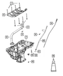 Genuine Mopar Oil Pickup Tube 68379063AA. Fixed Price $43.00.