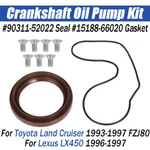 For Toyota Land Cruiser 1FZ FZJ80 Crankshaft Seal Oil Pump Gasket Kit 9031152022. Fixed Price $22.79.