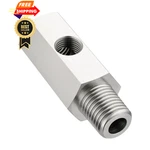 Evil Energy Oil Pressure Sensor Tee NPT-1/4 NPT-1/8 Npt, Silver. Fixed Price $27.99.