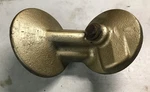 1954 Lincoln 317 Y-block 90 Degree Oil Filter Mount, EAM-8881-B. Fixed Price $75.00.